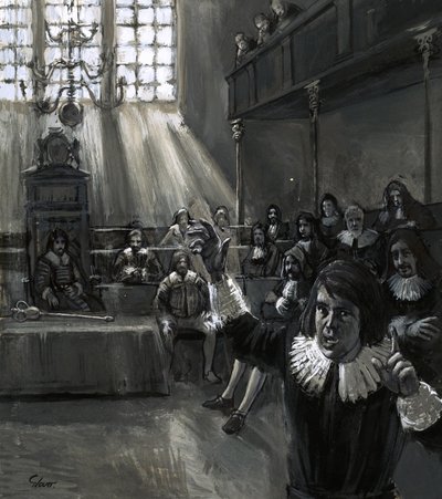 Im Parlament sprach Oliver Cromwell für die 