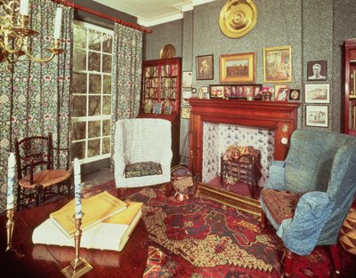 Innenansicht von Nr. 8 Hammersmith Terrace, erbaut um 1735 von English School