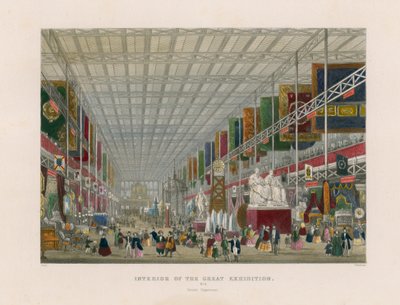 Innenansicht der Großen Ausstellung, Britische Abteilung von English School