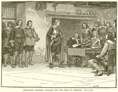Gespräch zwischen Charles und dem Earl of Denbigh von English School
