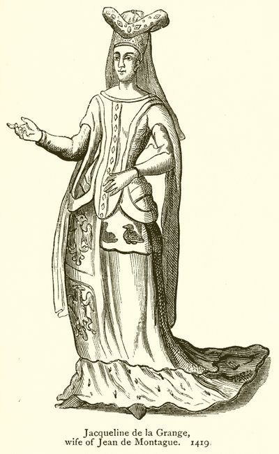 Jacqueline de la Grange, Ehefrau von Jean de Montague. 1419 von English School