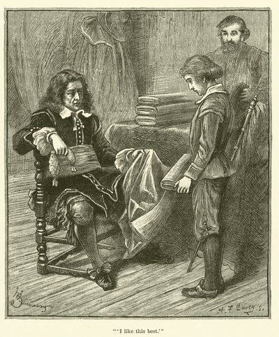 Jean Baptiste Colbert als Junge, "Das gefällt mir am besten" von English School