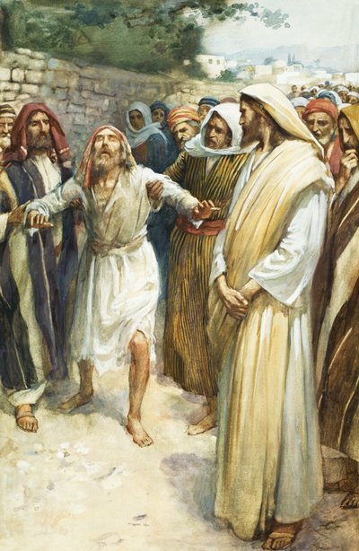 Jesus und ein Blinder von English School