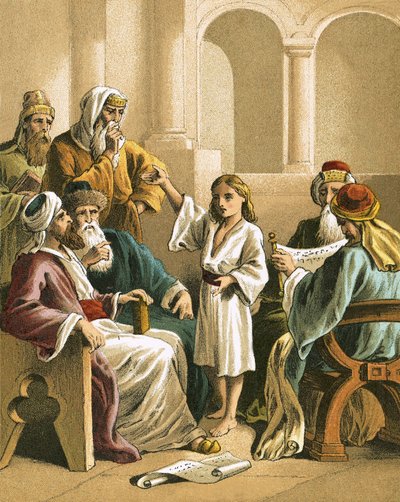 Jesus im Gespräch mit den Gelehrten von English School