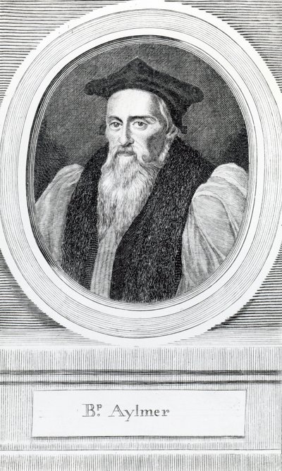 John Aylmer, Lord Bischof von London (1521-94) von English School