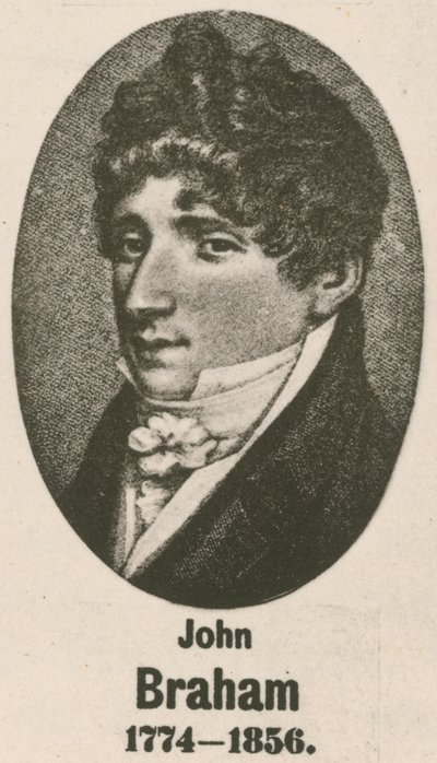 John Braham (Gravur) von English School