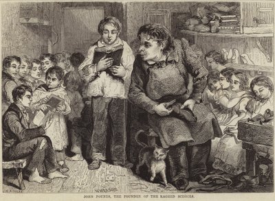 John Pounds, der Gründer der Armenschulen von English School