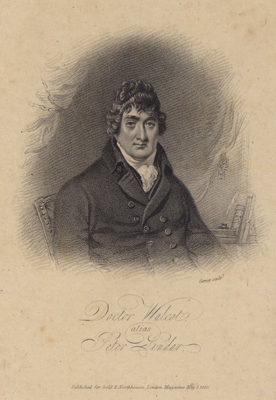 John Wolcot, englischer Arzt und Satiriker, der unter dem Pseudonym Peter Pindar schrieb von English School