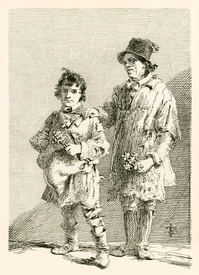 Joseph Thake und sein Sohn, die Rätselfallen herstellten von English School