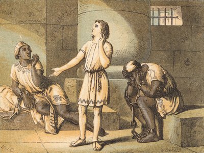 Joseph im Gefängnis von English School
