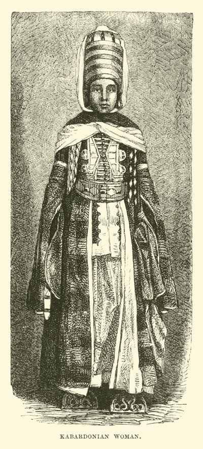 Kabardonische Frau von English School