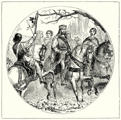 König Johann (Gravur) von English School