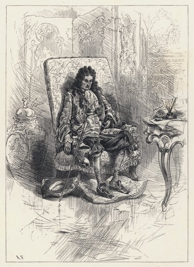 König Ludwig XVI. von Frankreich, einsam und gebrochenen Herzens von English School
