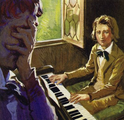 Liszt wurde geschickt, um bei Carl Czerny zu studieren von English School