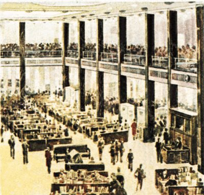 Lloyds-Gebäude im Jahr 1965 von English School
