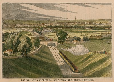 London und Croydon Eisenbahn, von New Cross Deptford von English School
