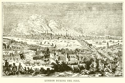 London während des Feuers von English School
