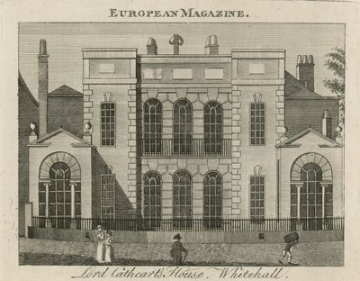 Haus von Lord Cathcart in Whitehall von English School