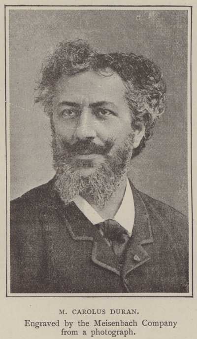 M Carolus Duran (Gravur) von English School