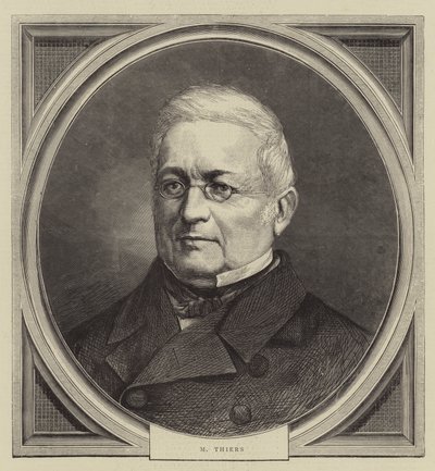M. Thiers (Gravur) von English School