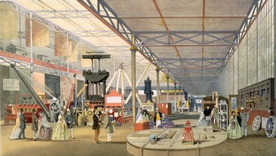 Maschinen, aus Dickinsons Comprehensive Pictures of the Great Exhibition of 1851 veröffentlicht 1854 von English School