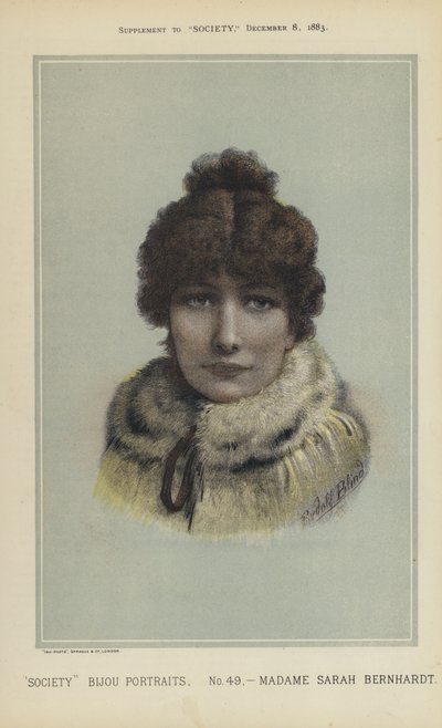 Madame Sarah Bernhardt von English School