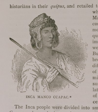 Manco Capac (ca. 1200 n. Chr.), aus 