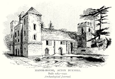 Herrenhaus, Acton Burnell von English School