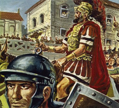 Marcus Atilius Regulus erregte erstmals Aufmerksamkeit, als er Brindisi einnahm von English School