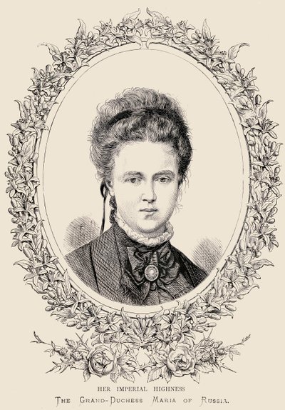 Maria Alexandrowna (1853-1920) Ihre Kaiserliche Hoheit Die Großherzogin von Russland von English School