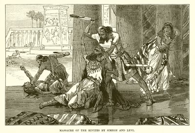 Massaker an den Hiwitern durch Simeon und Levi von English School