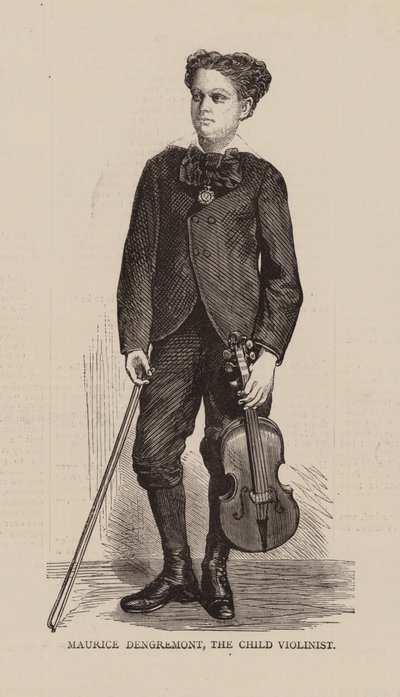 Maurice Dengremont, Das Kinderviolinist von English School
