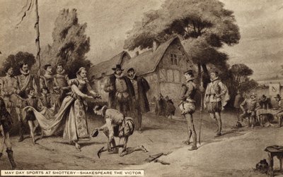 Maifeierspiele in Shottery, William Shakespeare der Sieger von English School