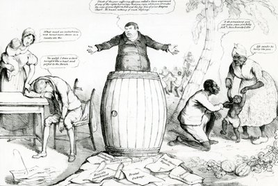 McLeans monatliches Blatt der Karikaturen, oder der Spiegel, veröffentlicht von Thomas McLean, Druck von Robert Seymour, 1832 von English School