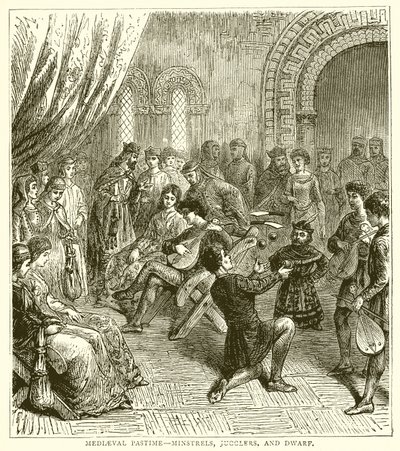 Mittelalterliches Vergnügen – Minnesänger, Gaukler und Zwerg von English School