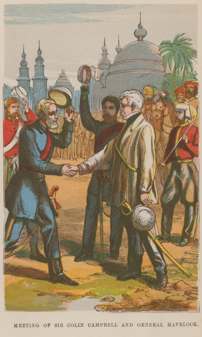 Treffen von Sir Colin Campbell und General Havelock von English School
