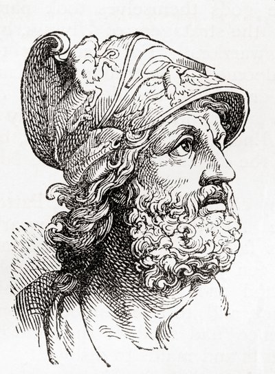 Menelaus, aus Ward und Locks Illustrierter Geschichte der Welt, veröffentlicht um 1882 von English School