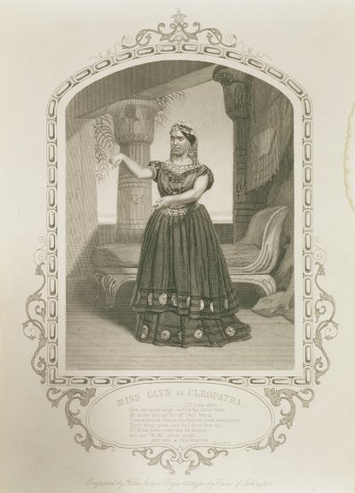 Miss Laura Addison als Imogen, in Cymbeline von William Shakespeare (1564-1616) von English School