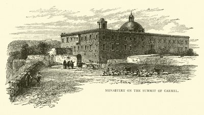 Kloster auf dem Gipfel des Karmel von English School