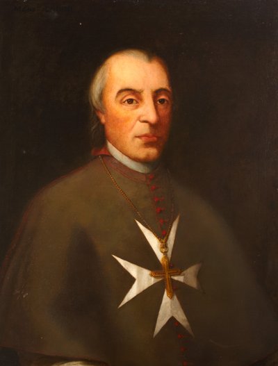 Monsignore Vincenzo Labini, Bischof von Malta, 1798 von English School