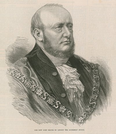 Mr Alderman Stone, der neue Lord Mayor von London von English School