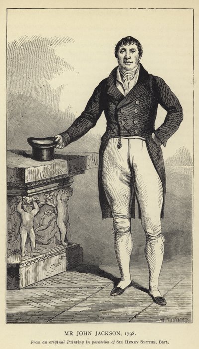 Mr. John Jackson, 1798, nach einem Originalgemälde im Besitz von Sir Henry Smythe, Baronet von English School