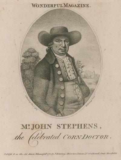 Mr. John Stephens, der berühmte Kornarzt von English School