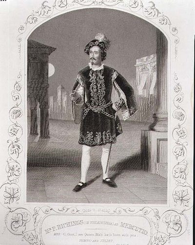 Mr. P. Ritchings (aus Philadelphia) als Mercutio, Akt I Szene 4 von 