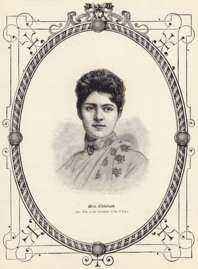 Mrs Cleveland (die Frau des Präsidenten der USA) von English School