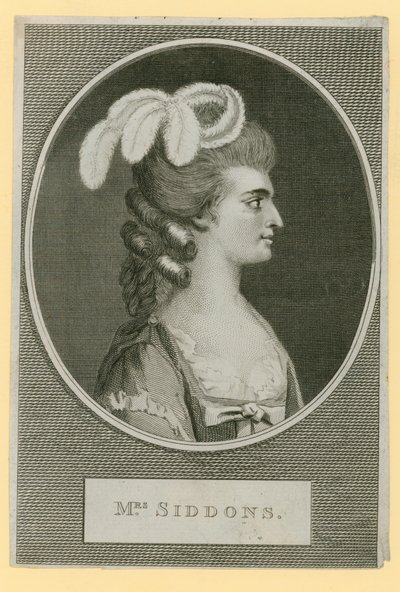 Mrs Sarah Siddons, Schauspielerin von English School