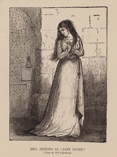 Mrs Siddons als "Jane Shore" von English School