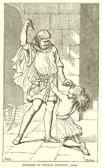 Mord an Prinz Arthur, 1202 von English School