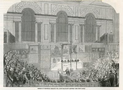 Museum für praktische Geologie - Dr. Lyon Playfairs Vortrag von English School