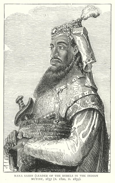 Nana Sahib (Gravur) von English School